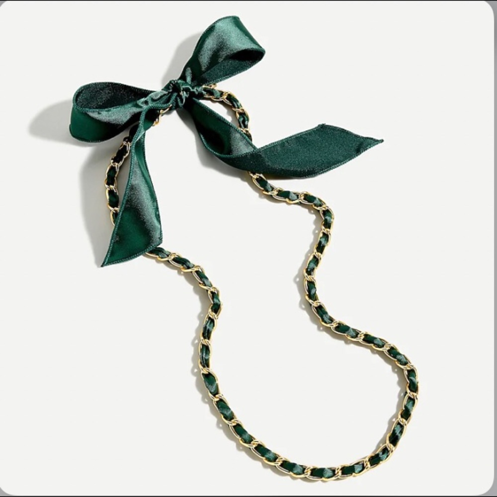 J. Crew NWT Fabric Chain Necklace‎